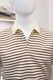Polo SANLANO Striped KEM NÂU