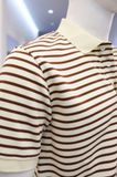 Polo SANLANO Striped KEM NÂU