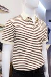 Polo SANLANO Striped KEM NÂU