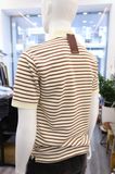 Polo SANLANO Striped KEM NÂU