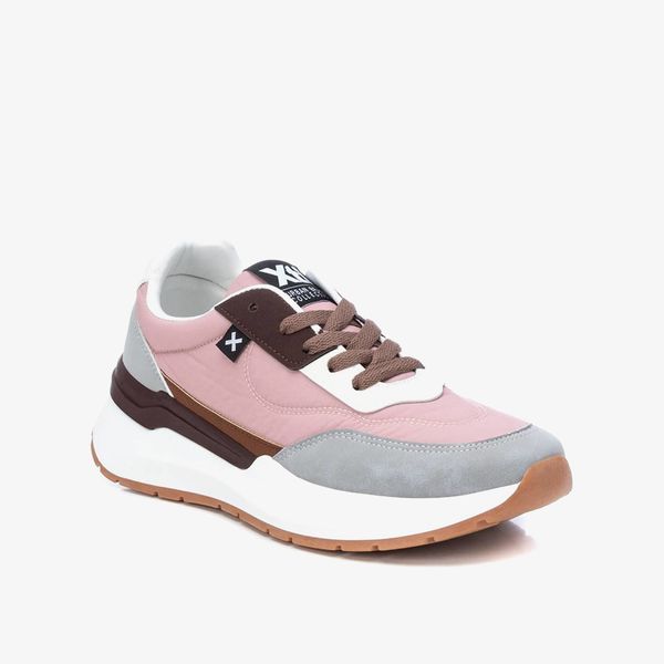 Giày Sneakers Nữ XTI Nude Textile Combined Ladies Shoes