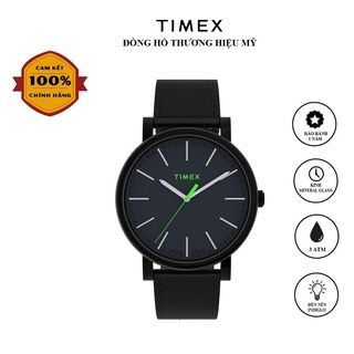 Đồng Hồ TIMEX Originals 42mm Leather Strap Watch TW2U05700 Dây Da - Chính Hãng
