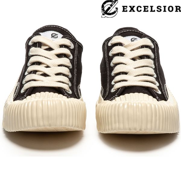 Giày Sneakers Unisex Excelsior Bolt Low (Black Cream, Màu Đen)