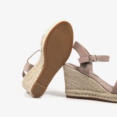 Giày Đế Xuồng Nữ XTI Taupe Microfiber Ladies Sandals