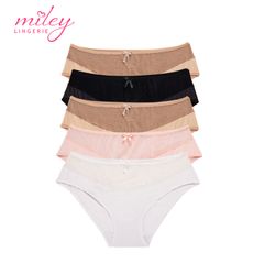 Combo 10 Quần Lót Bikini Thun Lạnh Phối Ren Ép Bông Active Miley Lingerie FMM_34 - Màu Ngẫu Nhiên