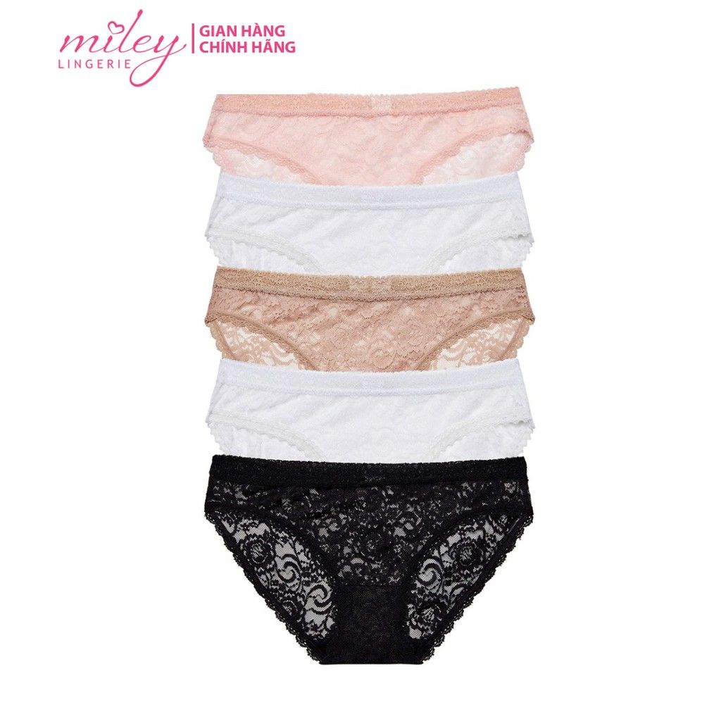 Combo 5 Quần Lót Nữ Ren Hoa Sexy Miley Lingerie FLS - 03 (Giao màu Ngẫu Nhiên)