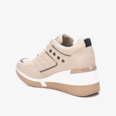 [Trưng bày] Giày Sneakers Nữ XTI Beige Pu Ladies Shoes