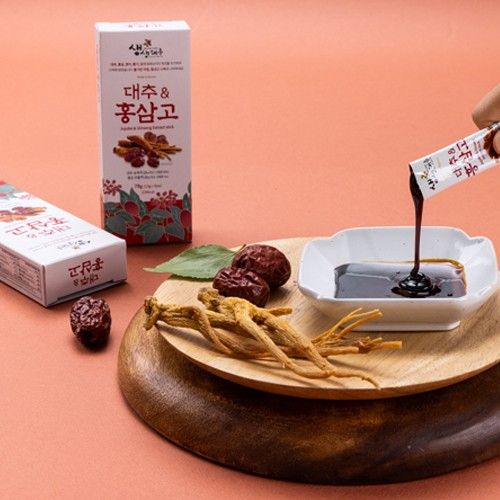 Hồng Sâm Táo Đỏ Hàn Quốc Sang Sang Jujube - Hộp 30 gói*13ml