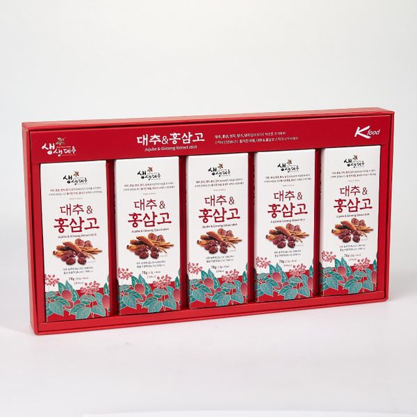 Hồng Sâm Táo Đỏ Hàn Quốc Sang Sang Jujube - Hộp 30 gói*13ml