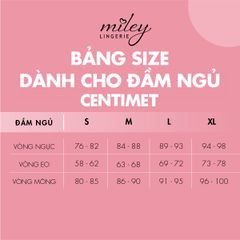 Đầm Ngủ Nữ Cotton Ngắn Hoa Văn Miley Lingerie - DCP0301