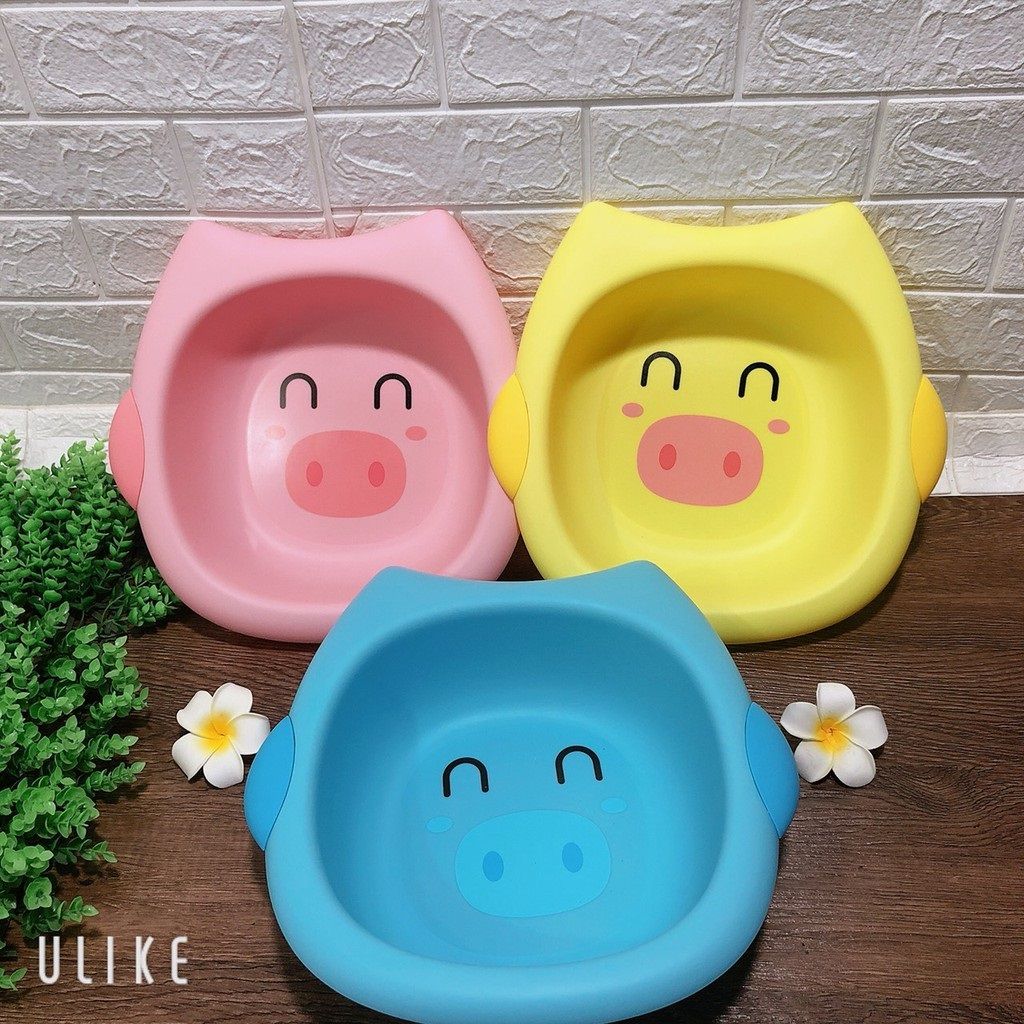 Thau rửa mặt hình Lợn