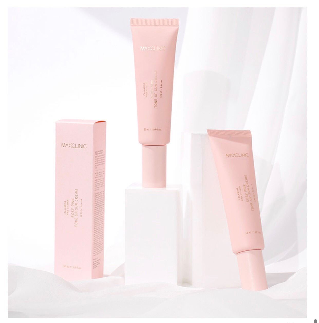  KEM CHỐNG NẮNG MAXCLINIC NÂNG TONE ROSY PINK TONE UP 