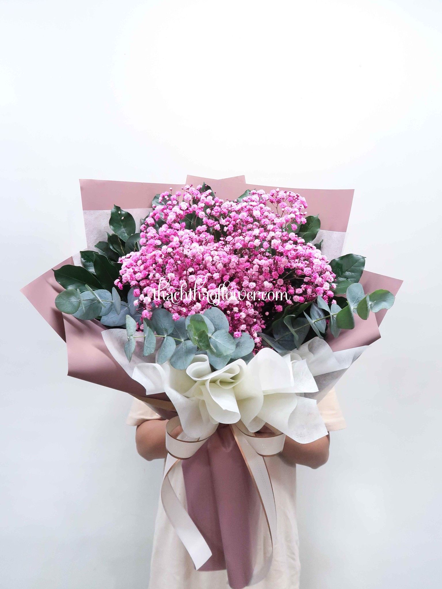Bó hoa Baby hồng cỡ lớn | VA085