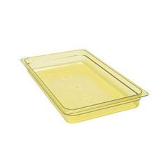 Amber High Heat Plastic Food Pan 1/1