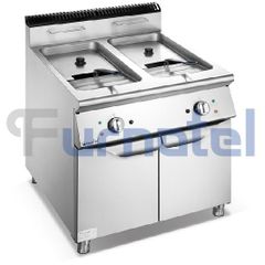 900 Series Electric 2-Tank 2-Basket Fryer With Cabinet (Bếp chiên dầu 2 ngăn dùng điện kèm tủ) FEFR0809EC