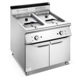 700 Series Electric 2-Tank 2-Basket Fryer With Cabinet (Bếp chiên dầu 2 ngăn dùng điện liền tủ) FEFR0707EC