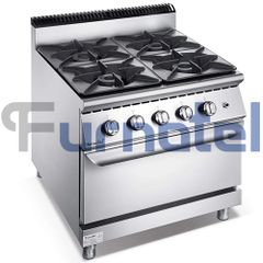 900 Series Chinese Style 4-Burner Gas Range With Oven (Bếp Âu 4 họng dùng ga kèm lò) FEGR0809GO