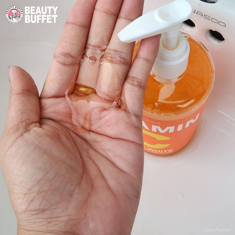 Sữa tắm dưỡng trắng và phục hồi da chuyên sâu Scentio Vitamin C 450ml