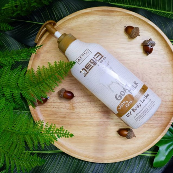 Dưỡng thể trắng da chiết xuất từ sữa dê Made In Nature 450ml