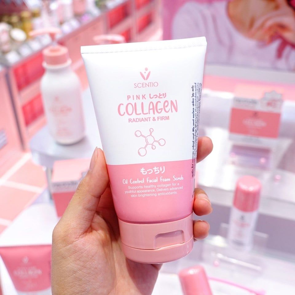 Sữa rửa mặt kiểm soát nhờn Beauty Buffet Scentio Pink Collagen 100ml