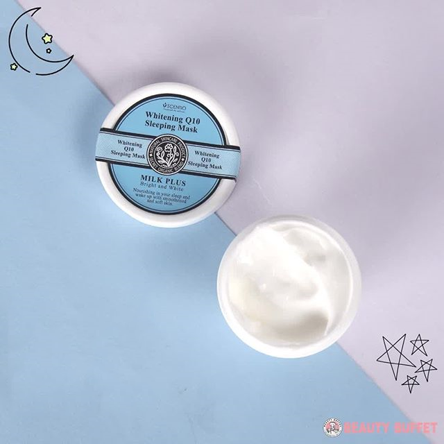 Mặt nạ ngủ dưỡng trắng và trẻ hóa da Scentio Milk Plus 45g
