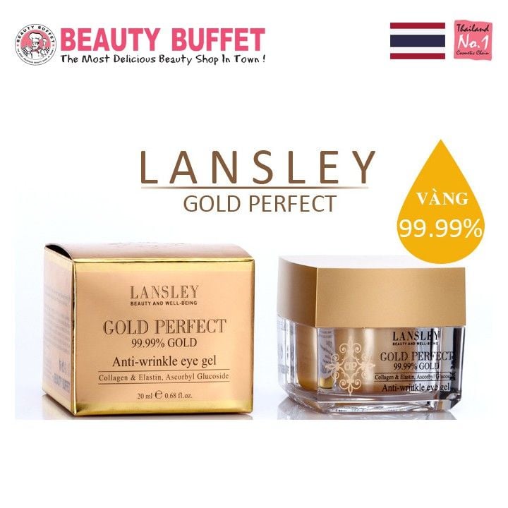 Kem dưỡng mắt xoá bỏ nếp nhăn Lansley Gold 20ml