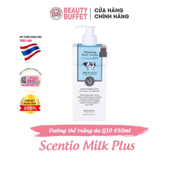 Dưỡng thể sáng da Scentio Whitening Body Lotion Co-enzyme Q10 400ml