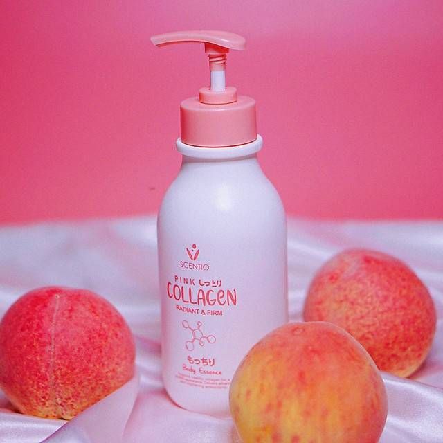 Tinh chất dưỡng trắng và sáng mịn da Scentio Pink Collagen Body Essence 350ml
