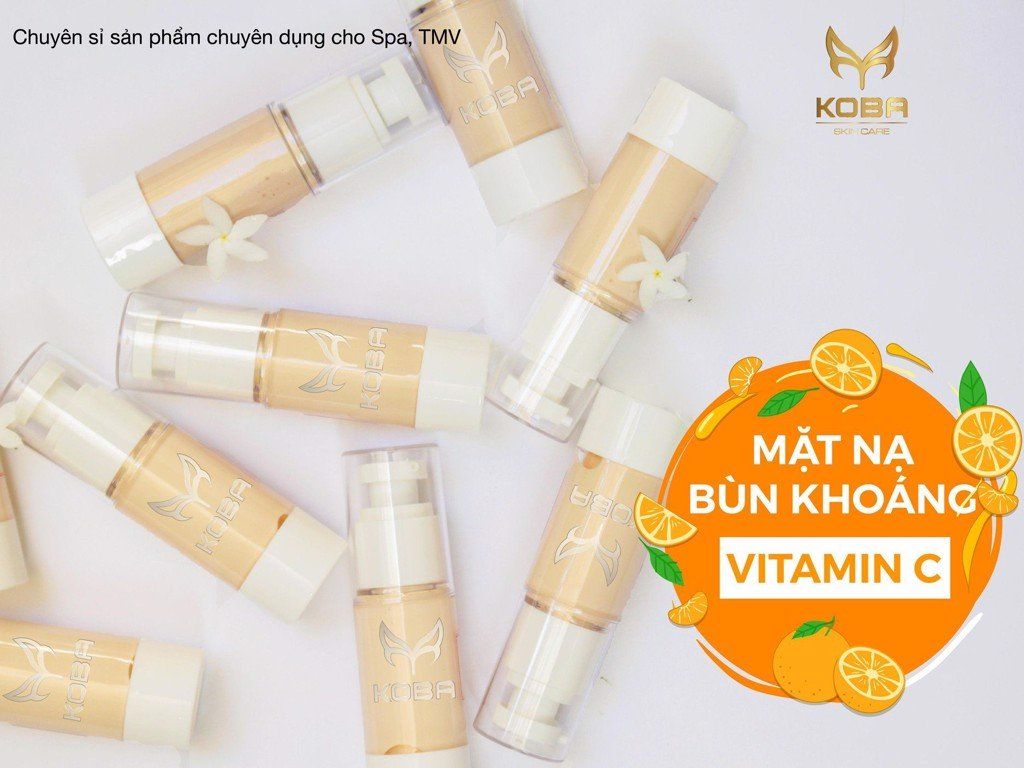 Mặt nạ bùn khoáng Bộ vitamin C - Hút nhờn trắng da