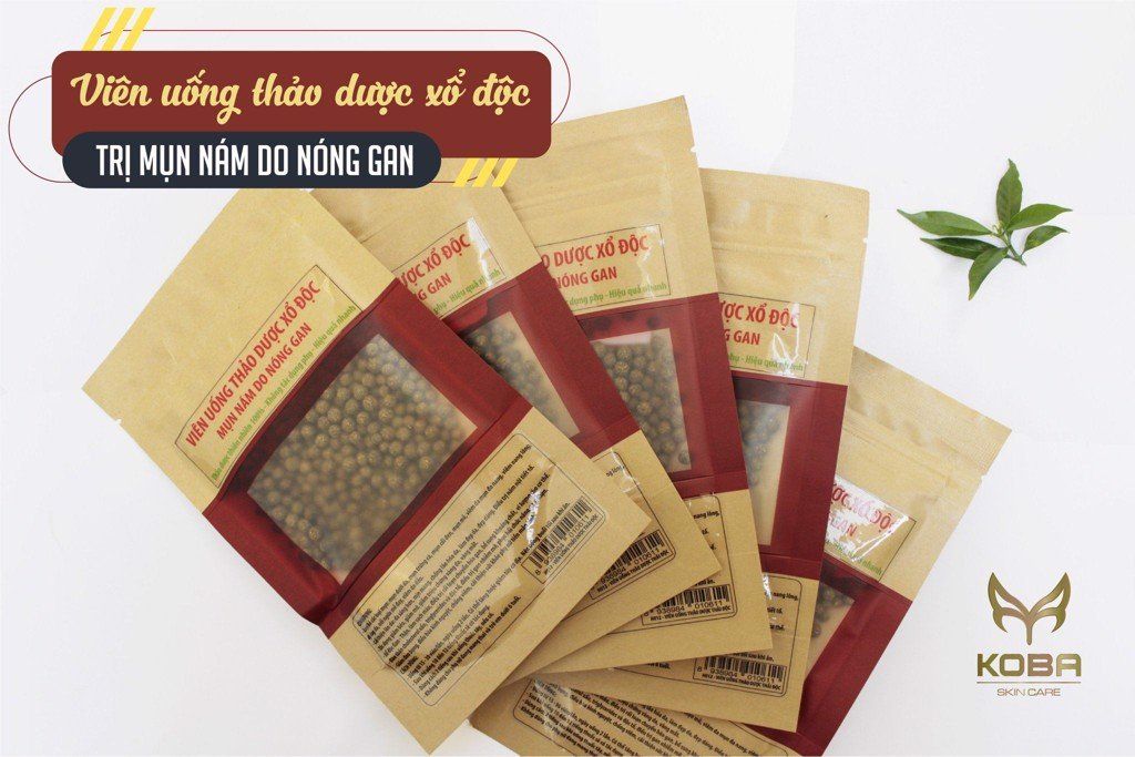 Viên uống thảo dược Xổ độc Nám từ máu và nội tiết tố