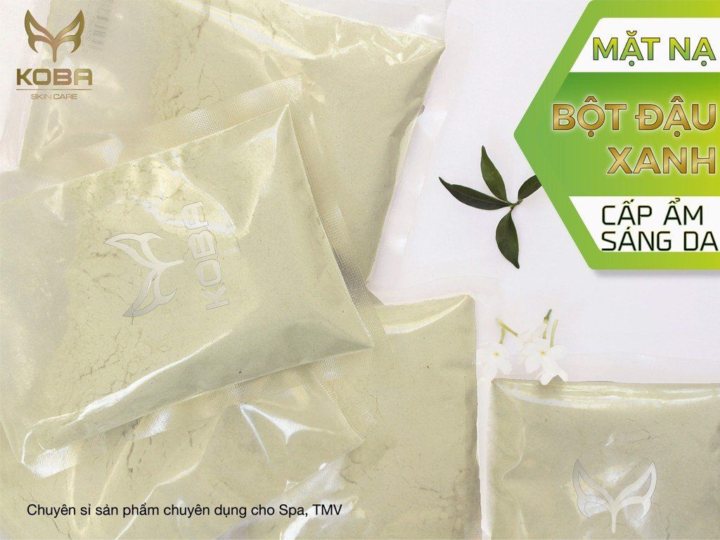 Mặt nạ bột Bộ đậu xanh bùn khoáng - Trắng da Cấp ẩm