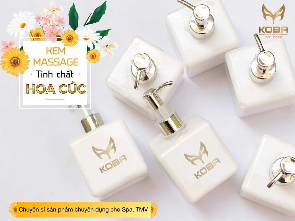 Kem massage Hoa cúc - Da mẩn cảm