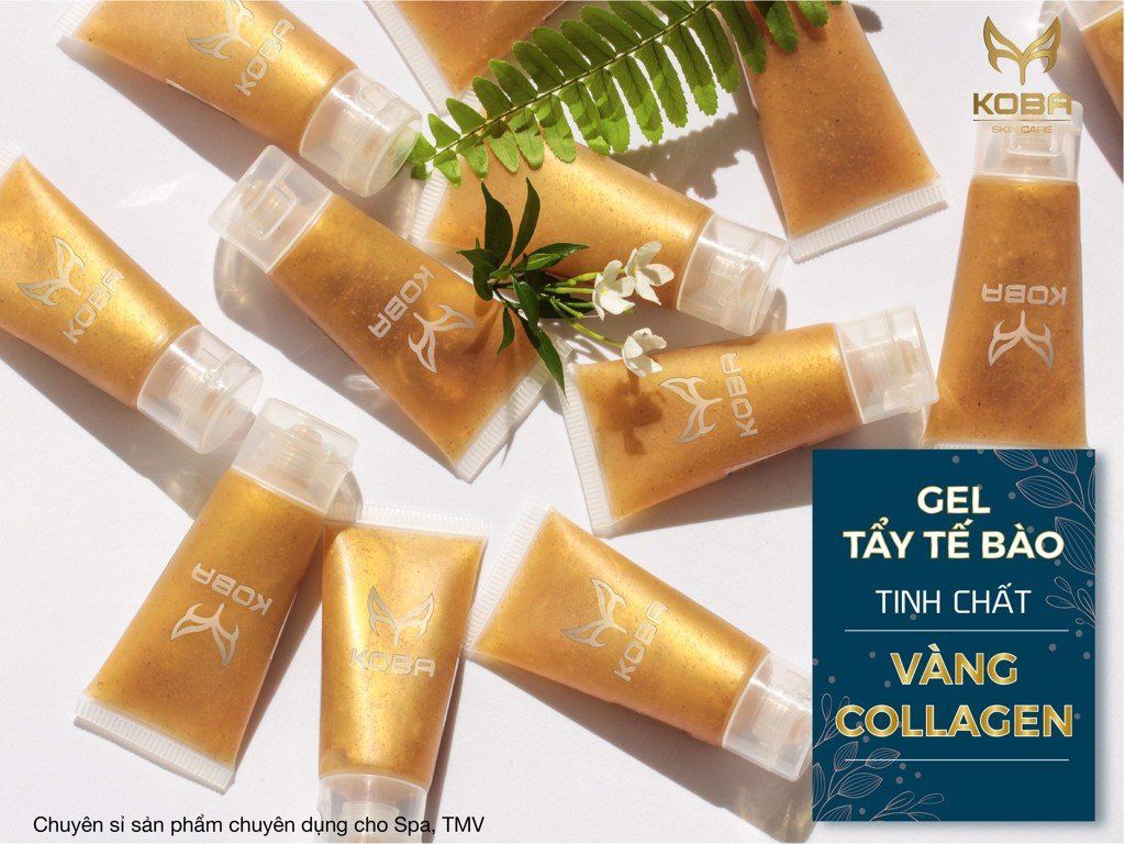 Gel tẩy tế bào Bộ tinh chất vàng collagen
