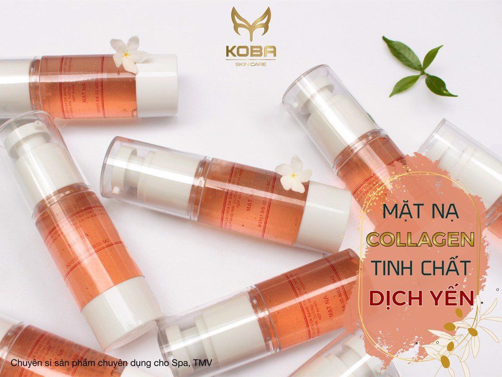 Mặt nạ collagen Bộ tinh chất dịch yến - Săn chắc sáng mịn