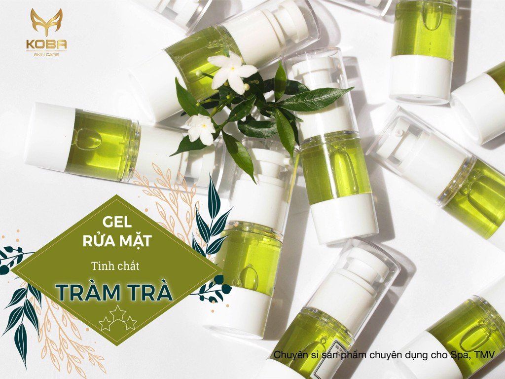 Gel rửa mặt Tràm trà - Sạch sâu, kháng khuẩn, kiểm soát nhờn