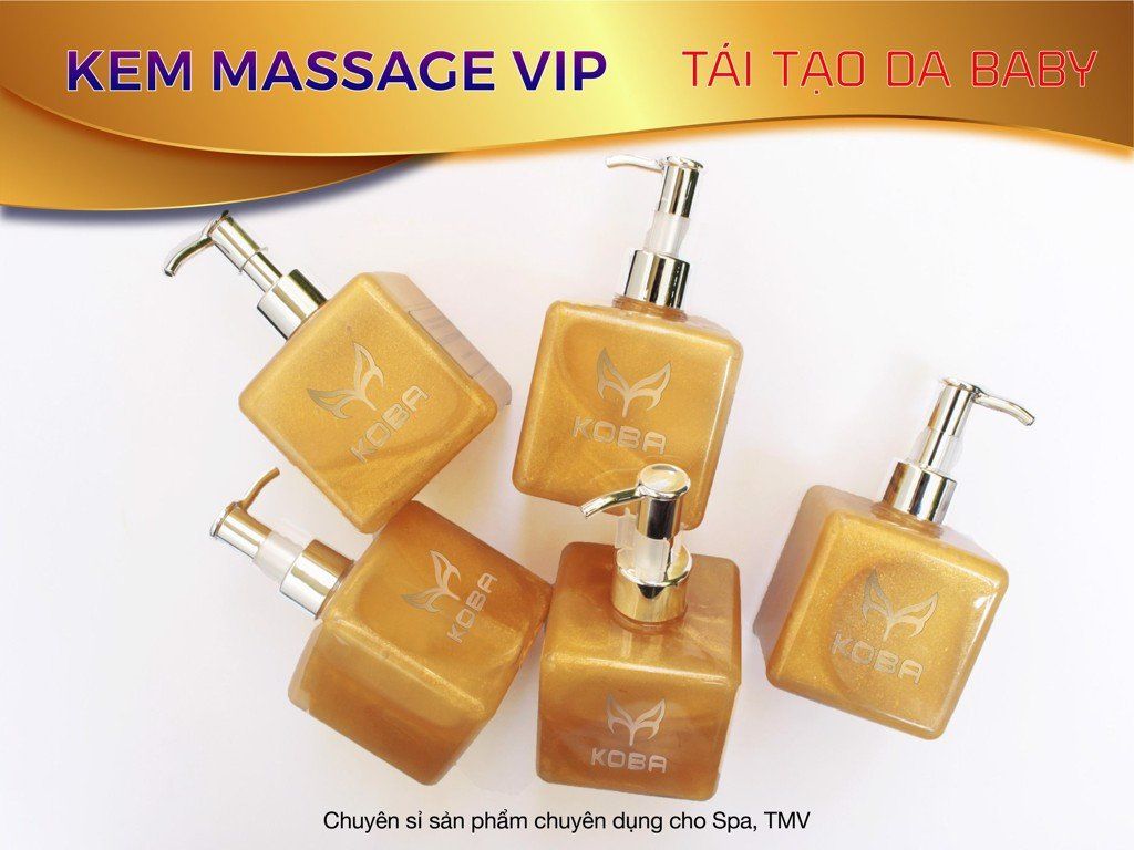 Kem massage Bộ VIP Vàng Collagen