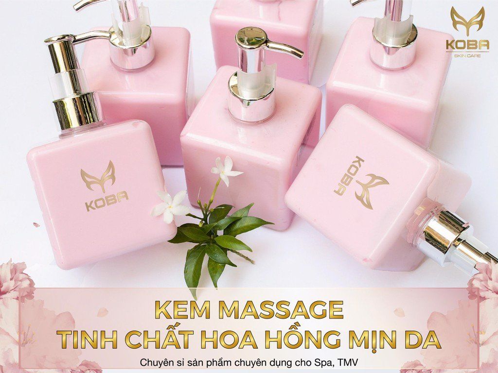 Kem massage Hoa hồng - Se khít lỗ chân lông