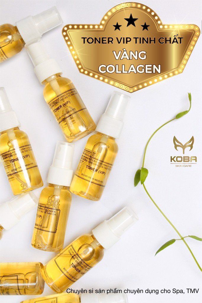 Toner Bộ tinh chất vàng collagen