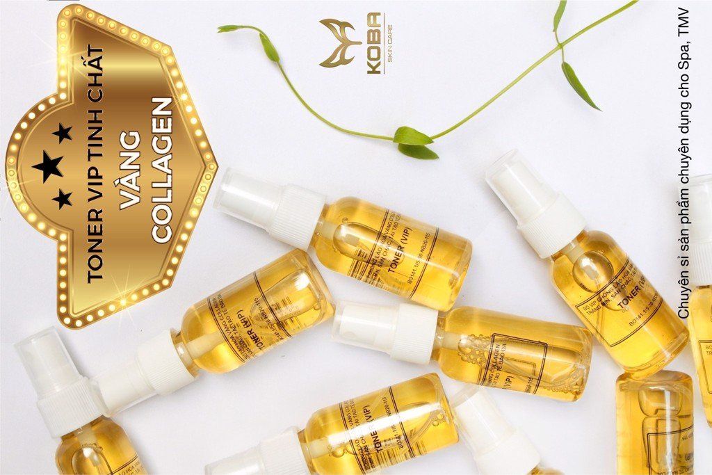 Toner Bộ VIP Vàng Collagen