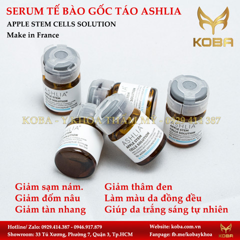  Serum Tinh chất Táo Ashlia Apple Stem Cells Solition (Pháp) 