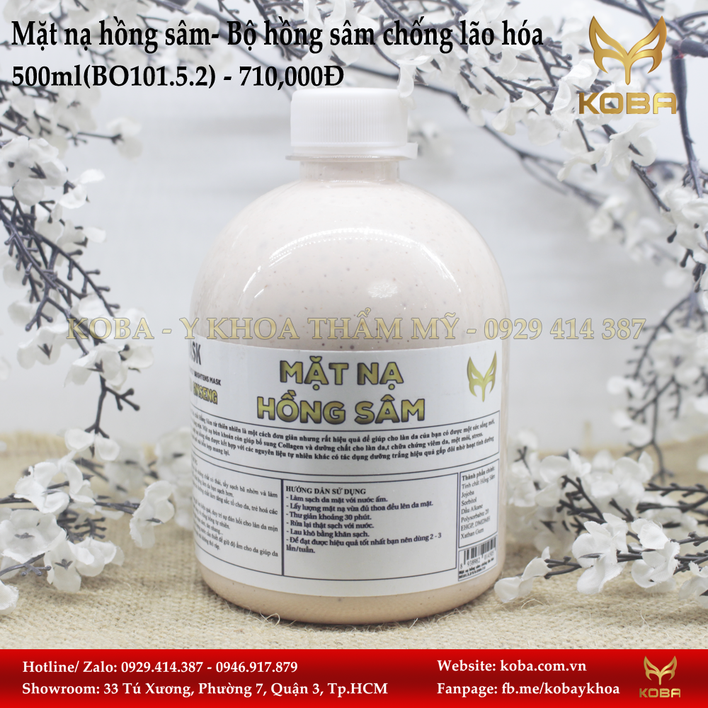 Mặt nạ bùn khoáng Hồng sâm - Chống lão hóa