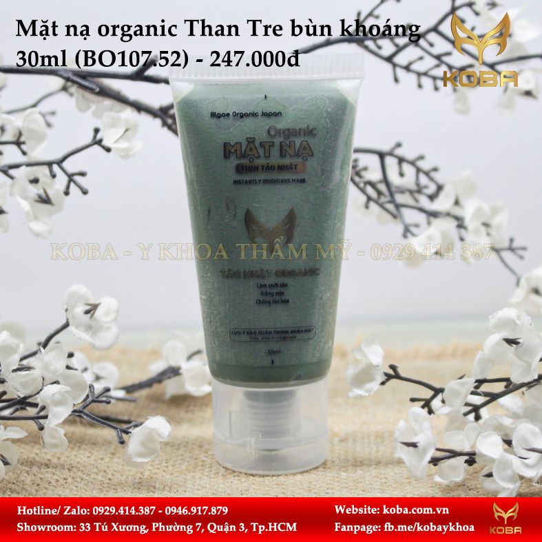 Mặt nạ organic Tinh tảo Nhật Oganic