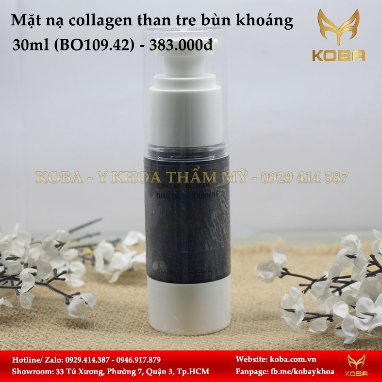 Mặt nạ collagen Bộ hút chì bằng than tre bùn khoáng