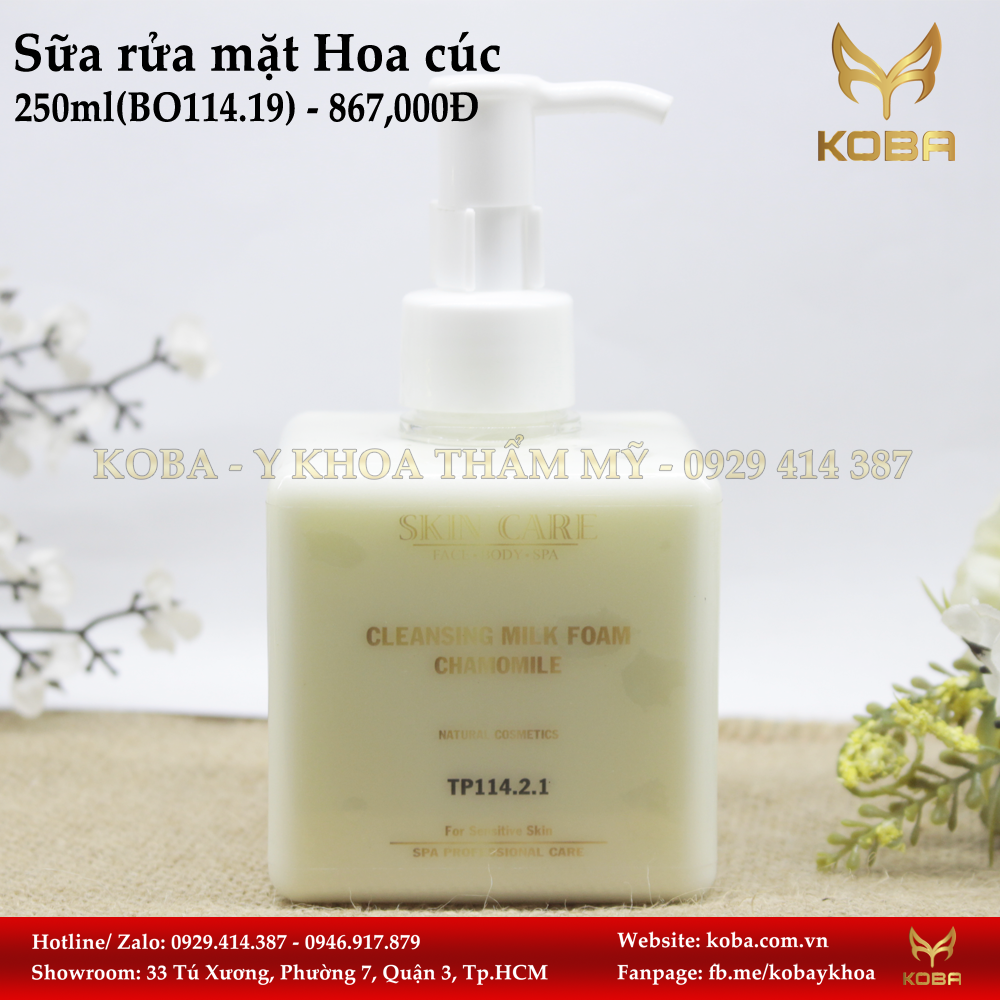Sữa rửa mặt Hoa cúc - Da mẩn cảm