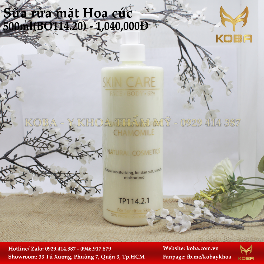 Sữa rửa mặt Hoa cúc - Da mẩn cảm