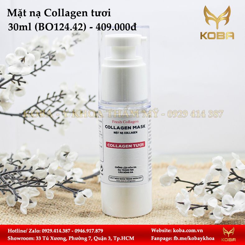 Mặt nạ collagen Collagen tươi