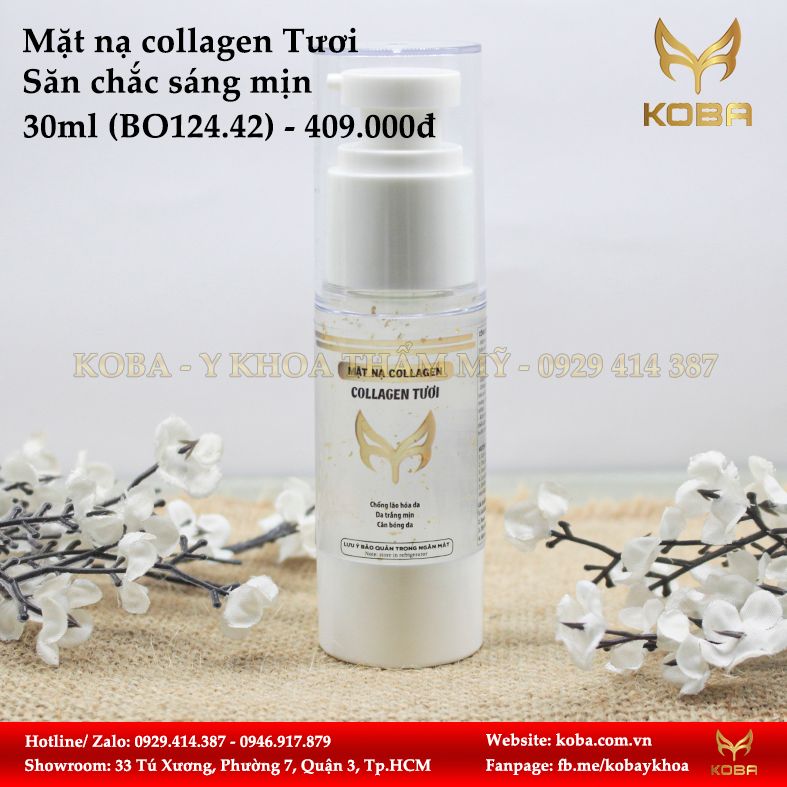 Mặt nạ collagen Collagen tươi
