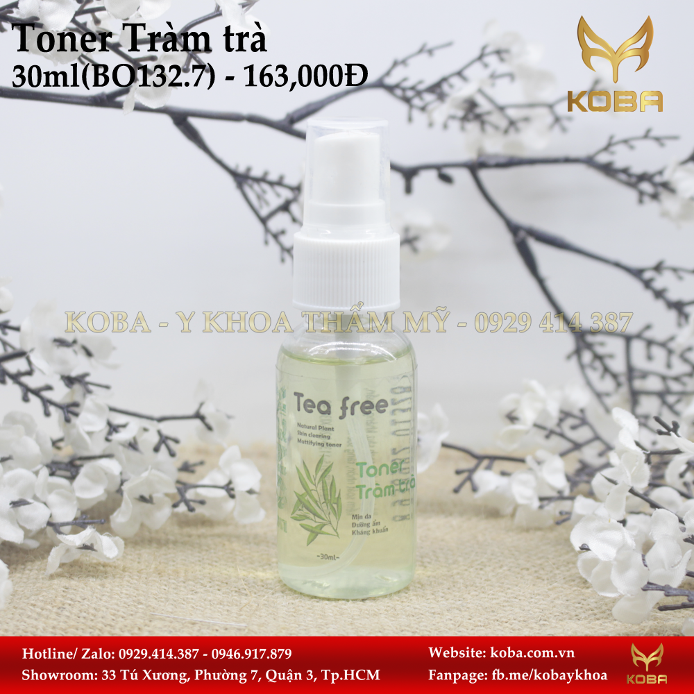 Toner Tràm trà - Sạch sâu, kháng khuẩn, kiểm soát nhờn