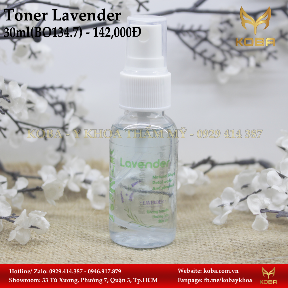 Toner Lavender - Làm sạch dịu da