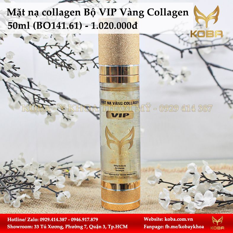 Mặt nạ collagen Bộ VIP Vàng Collagen
